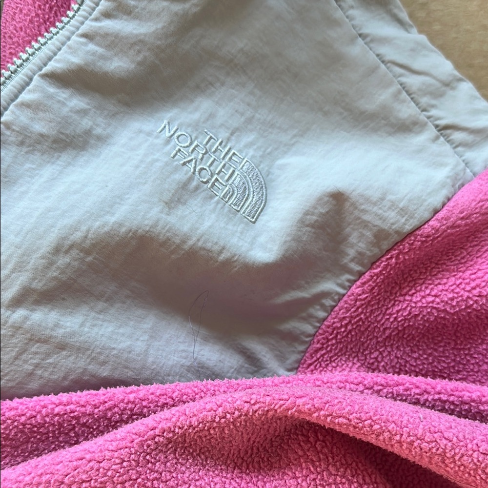 The North Face Two-Tone Pink and Cream Jacket